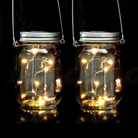 2 pcs. solar lanterns with LED