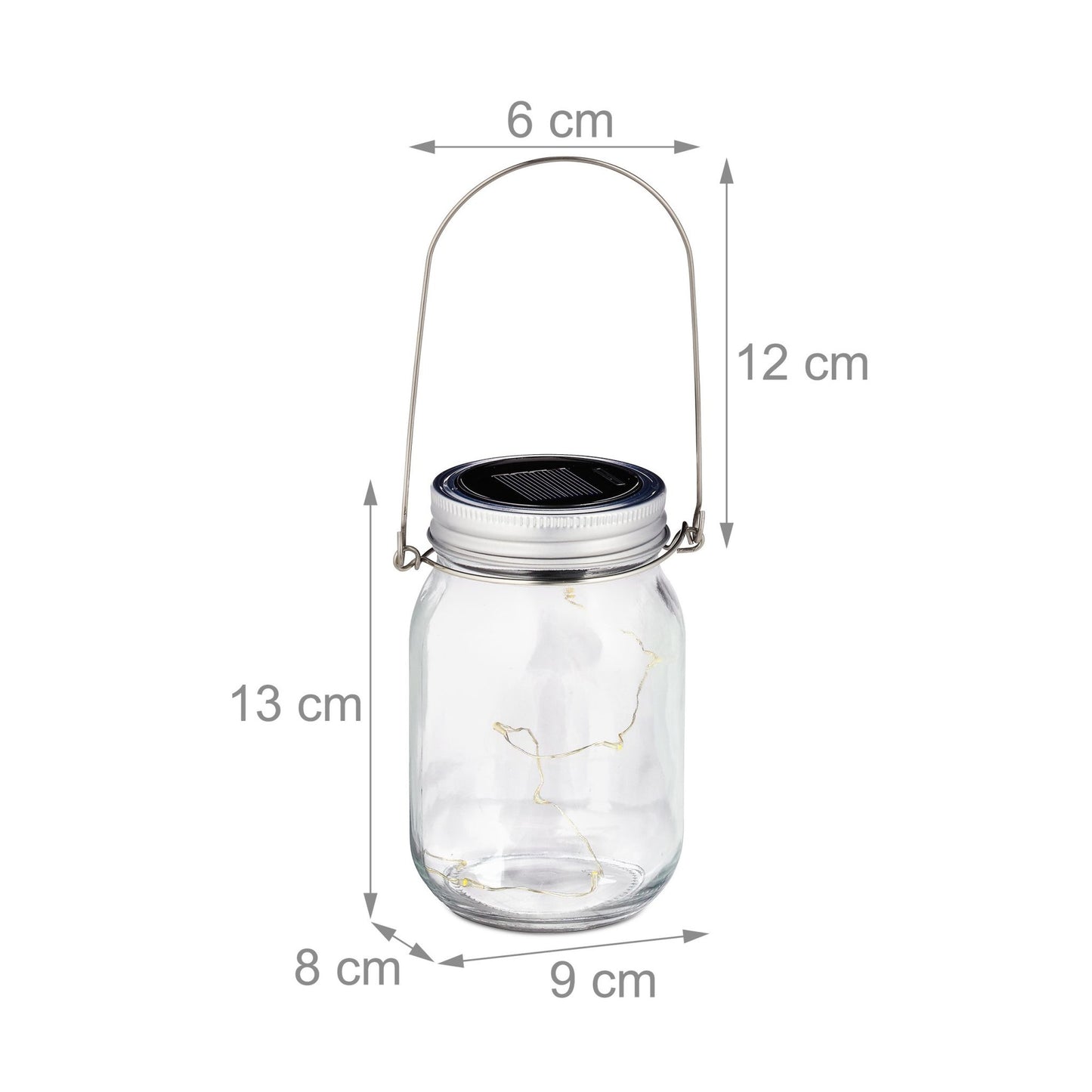 2 pcs. solar lanterns with LED