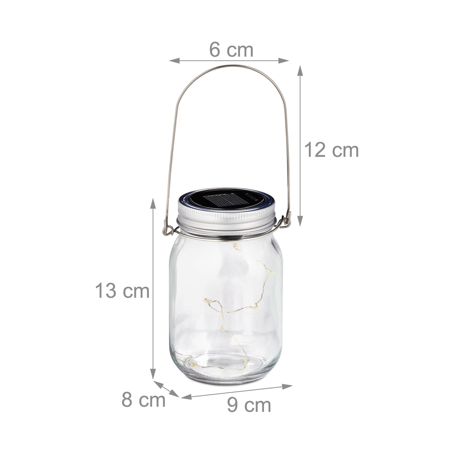2 pcs. solar lanterns with LED