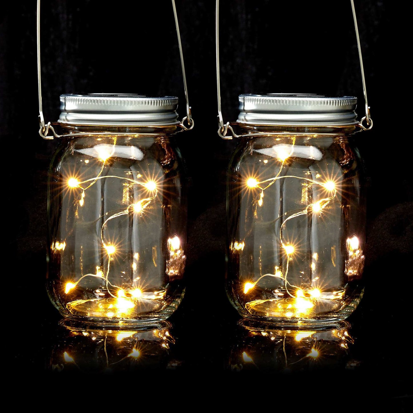2 pcs. solar lanterns with LED