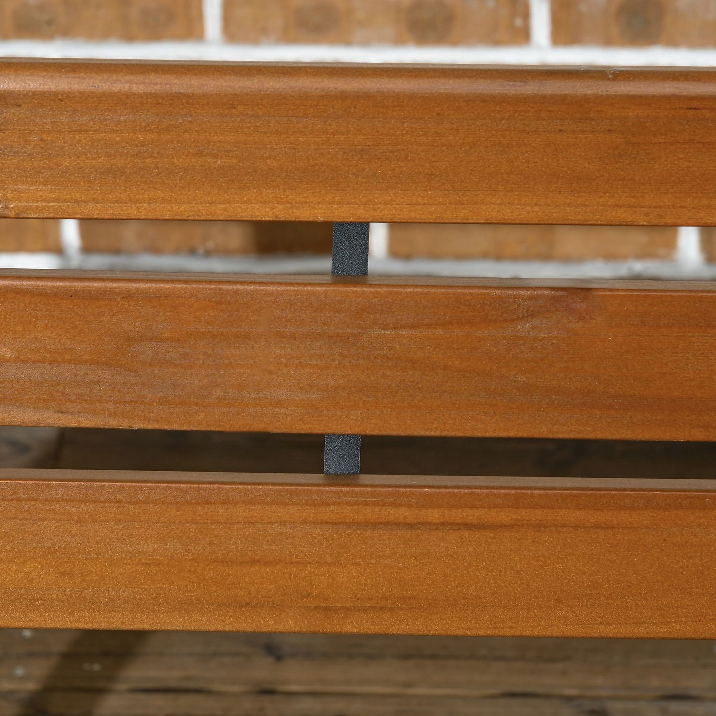 Garden bench 2-seater with backrest - 120 cm