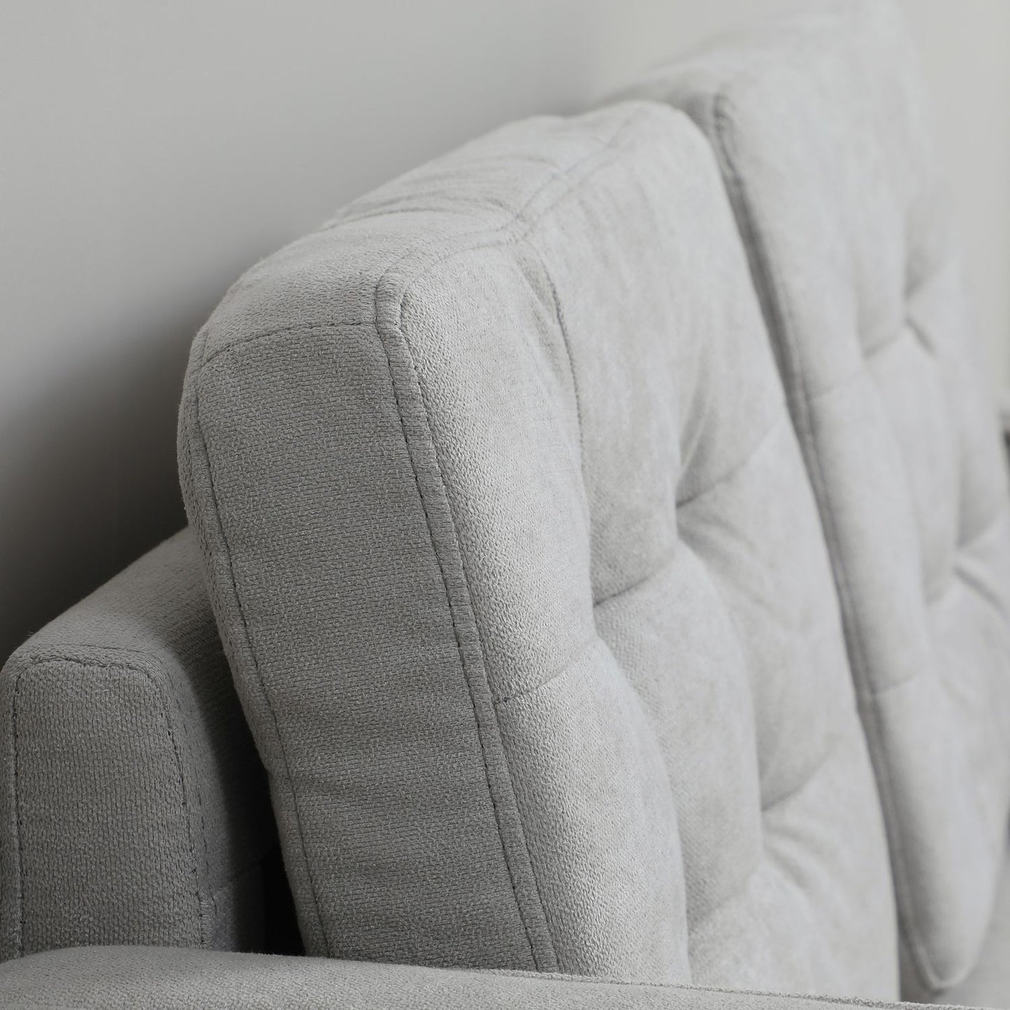 2-seater upholstered sofa with storage - Velvet Look
