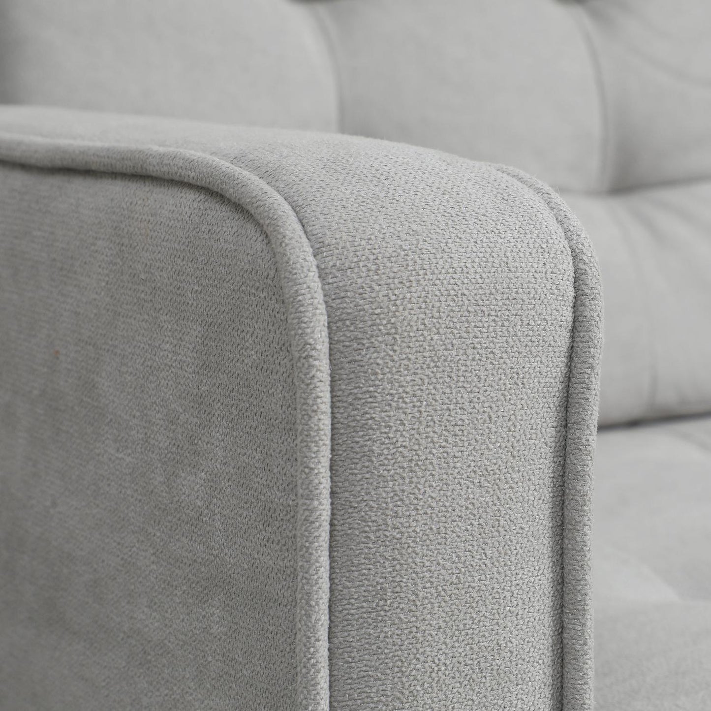 2-seater upholstered sofa with storage - Velvet Look