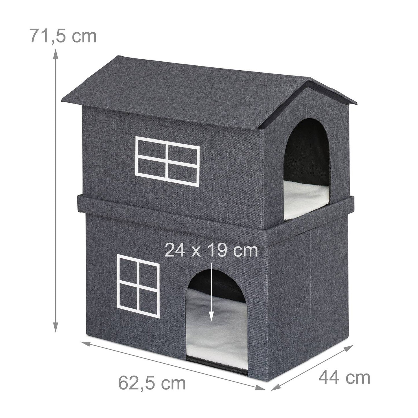 2 storey cat house for indoors