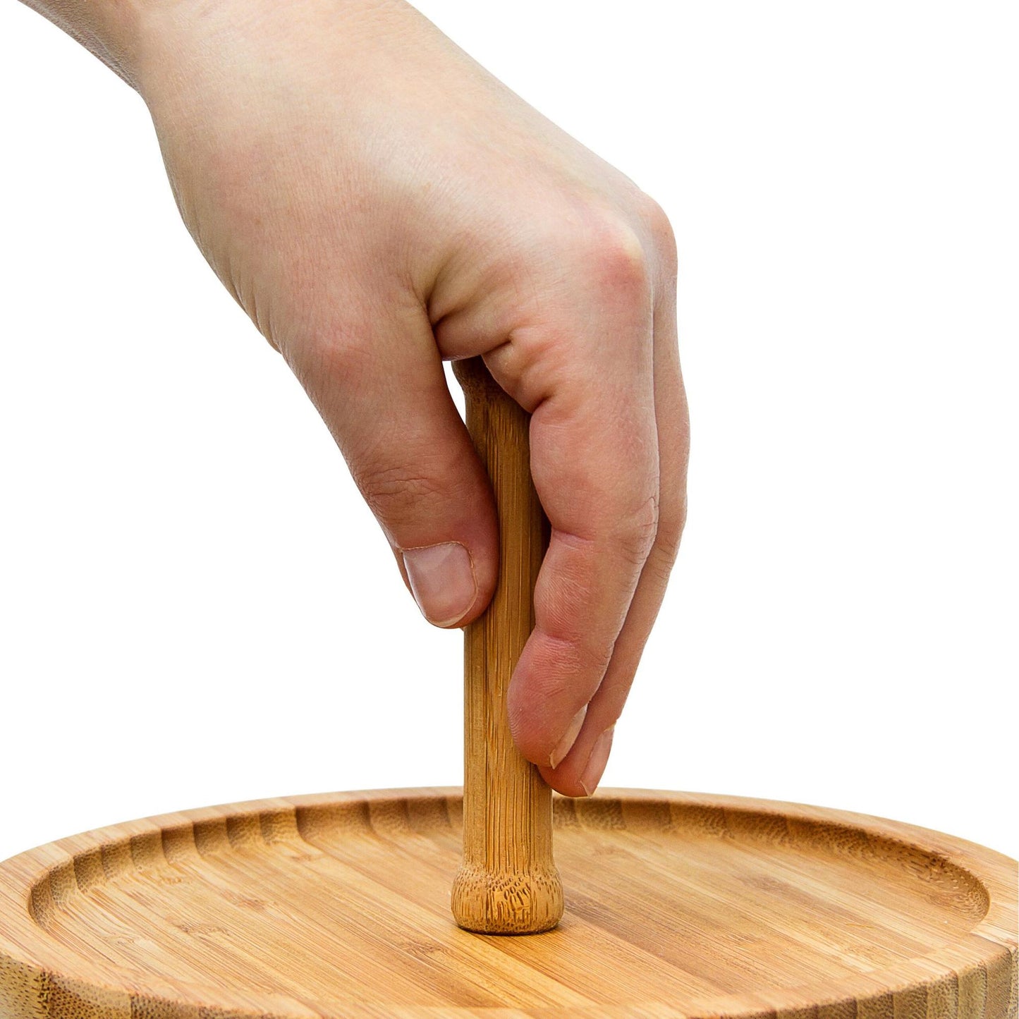 2-tier bamboo tray