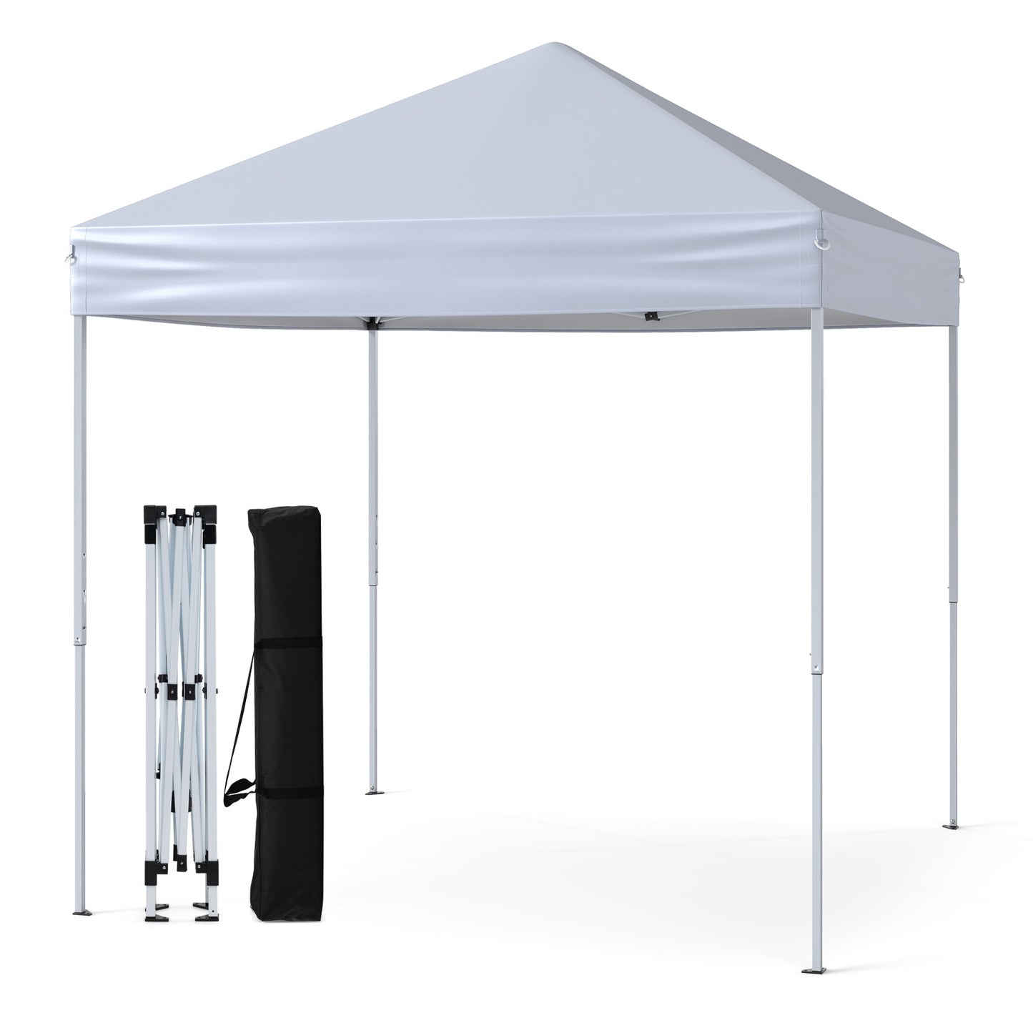 2x2m Pop-Up Pavilion, Waterproof, UV 50+, White