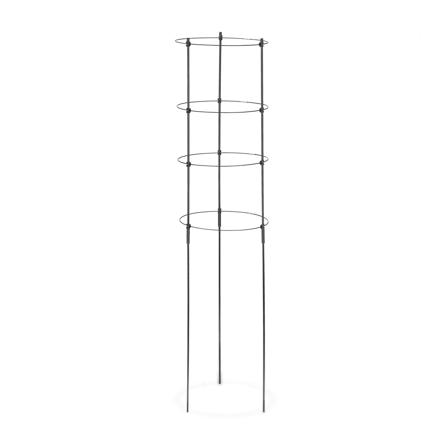 2x Plant Supports with Rings, 120 cm