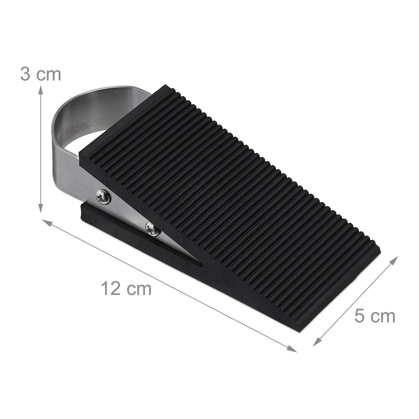 2x Rubber Door Stop Wedges