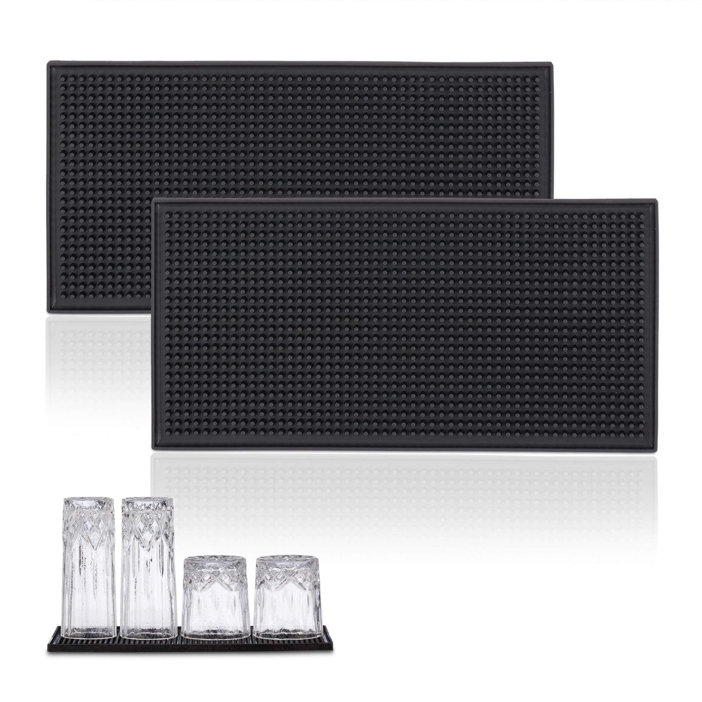 2x bar mat 30x15 cm