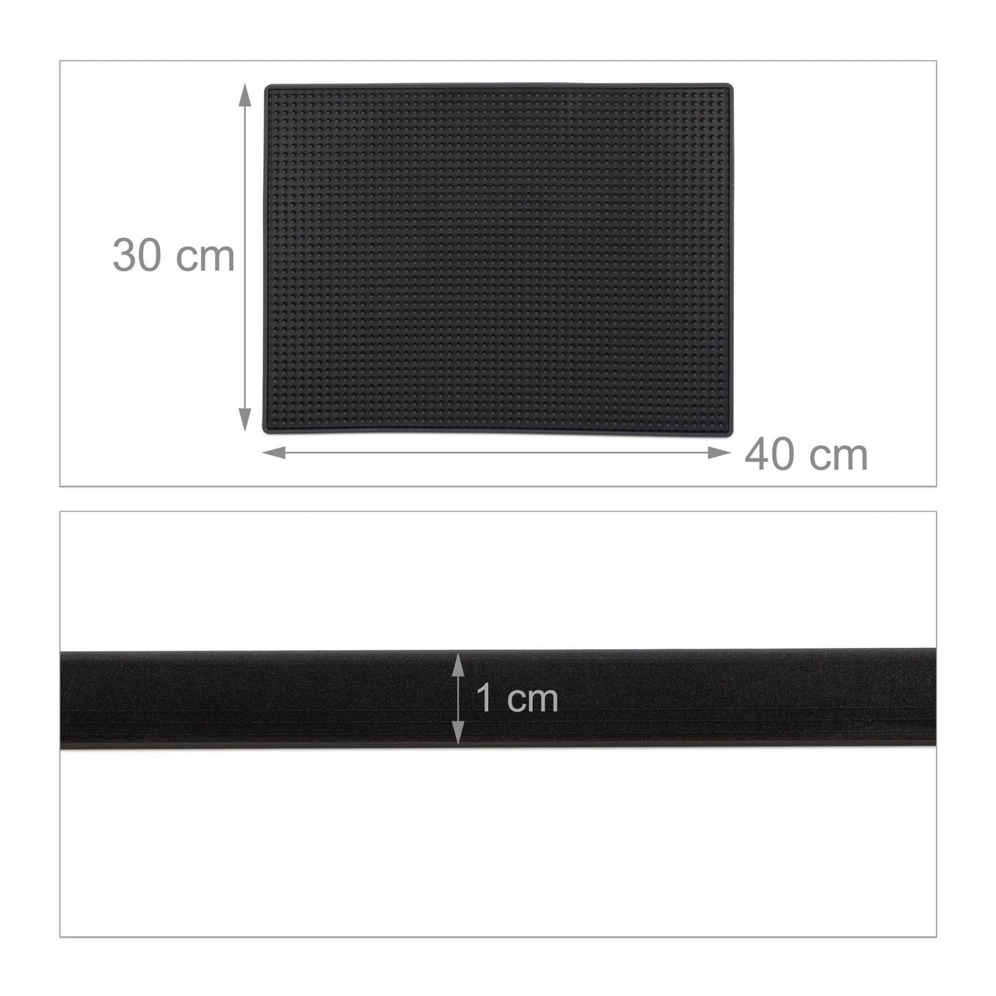 2x bar mat 40x30 cm