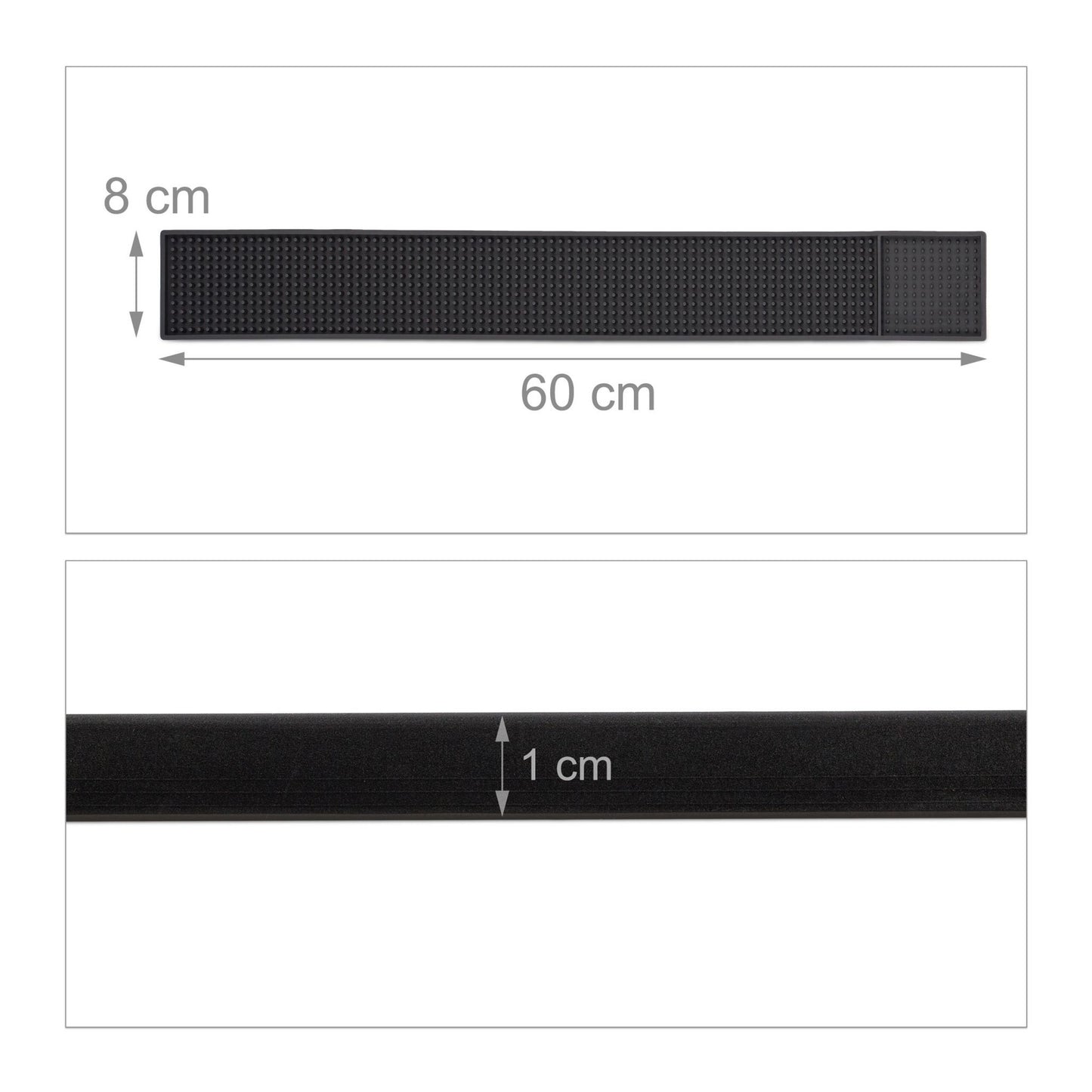 2x bar mat 60x8 cm