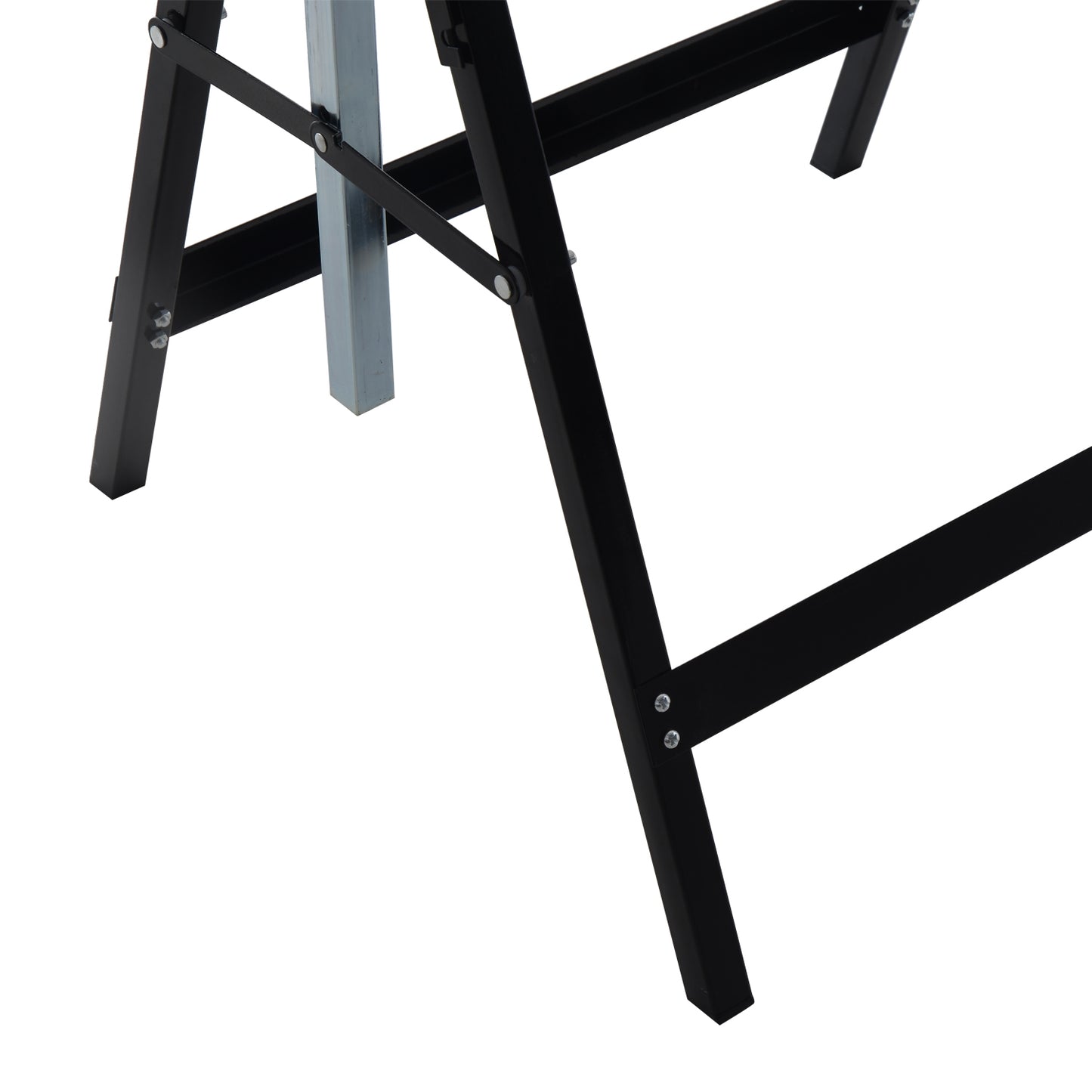 Adjustable Folding Steel Brace - Heavy Duty, Black