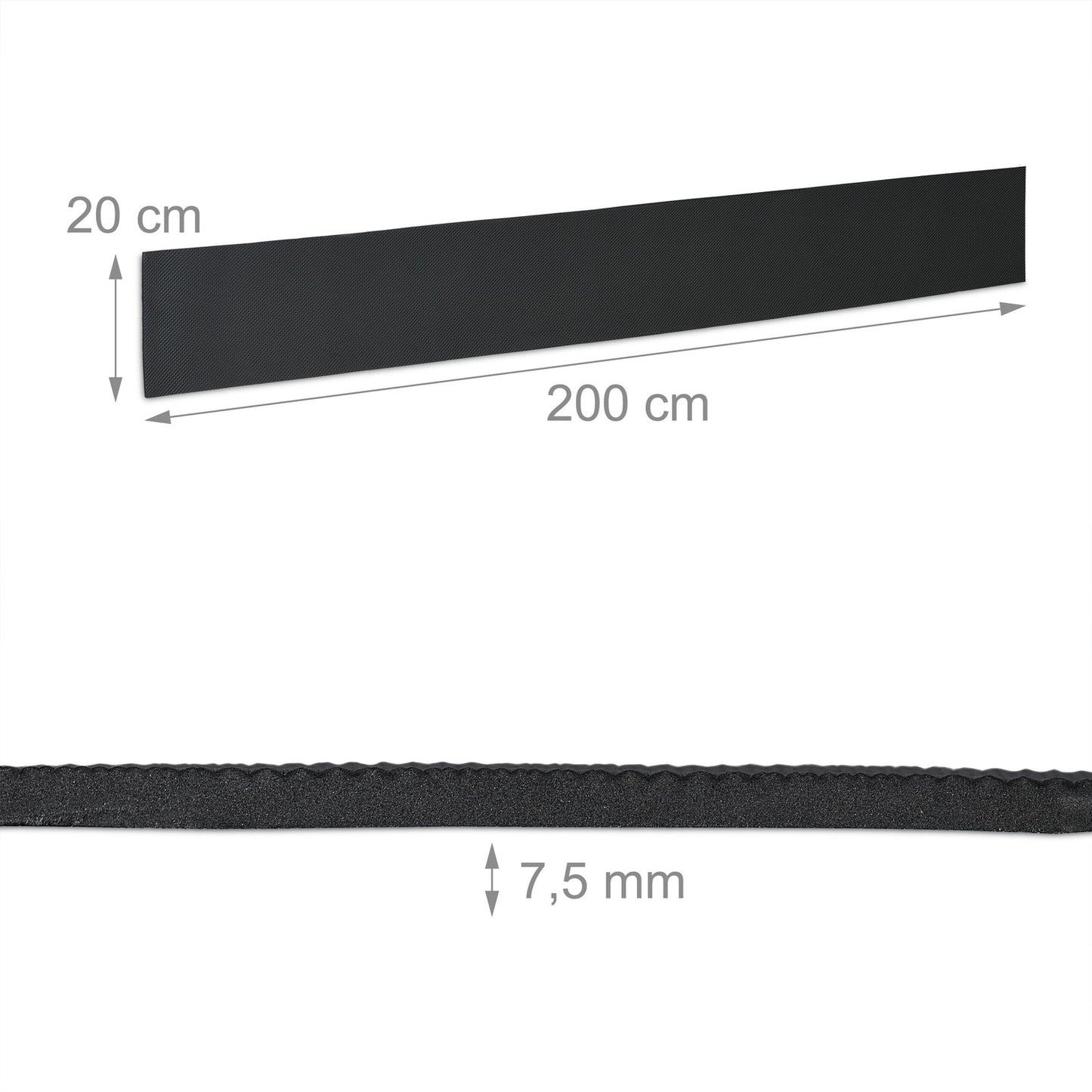 2x self-adhesive protection for garage wall