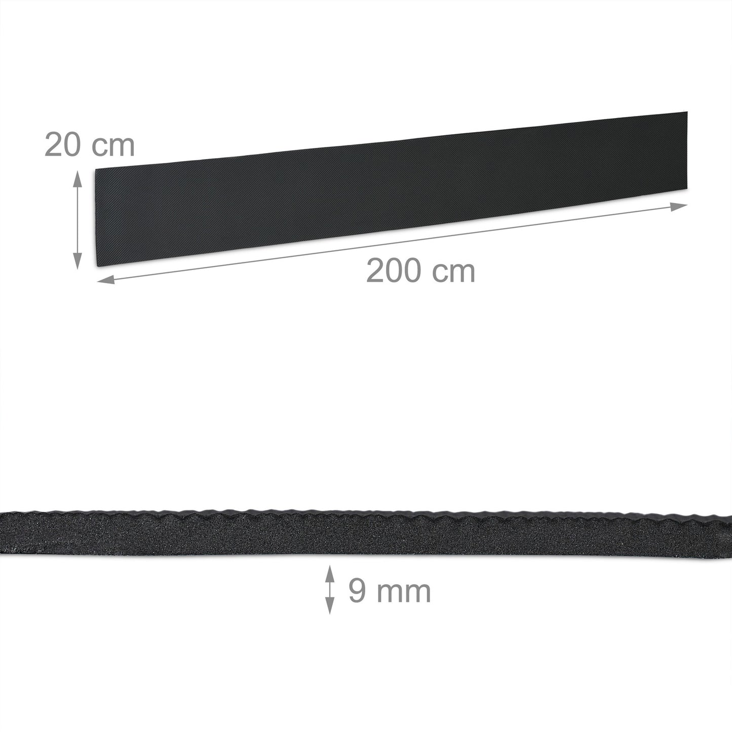 2x self-adhesive protection for garage wall
