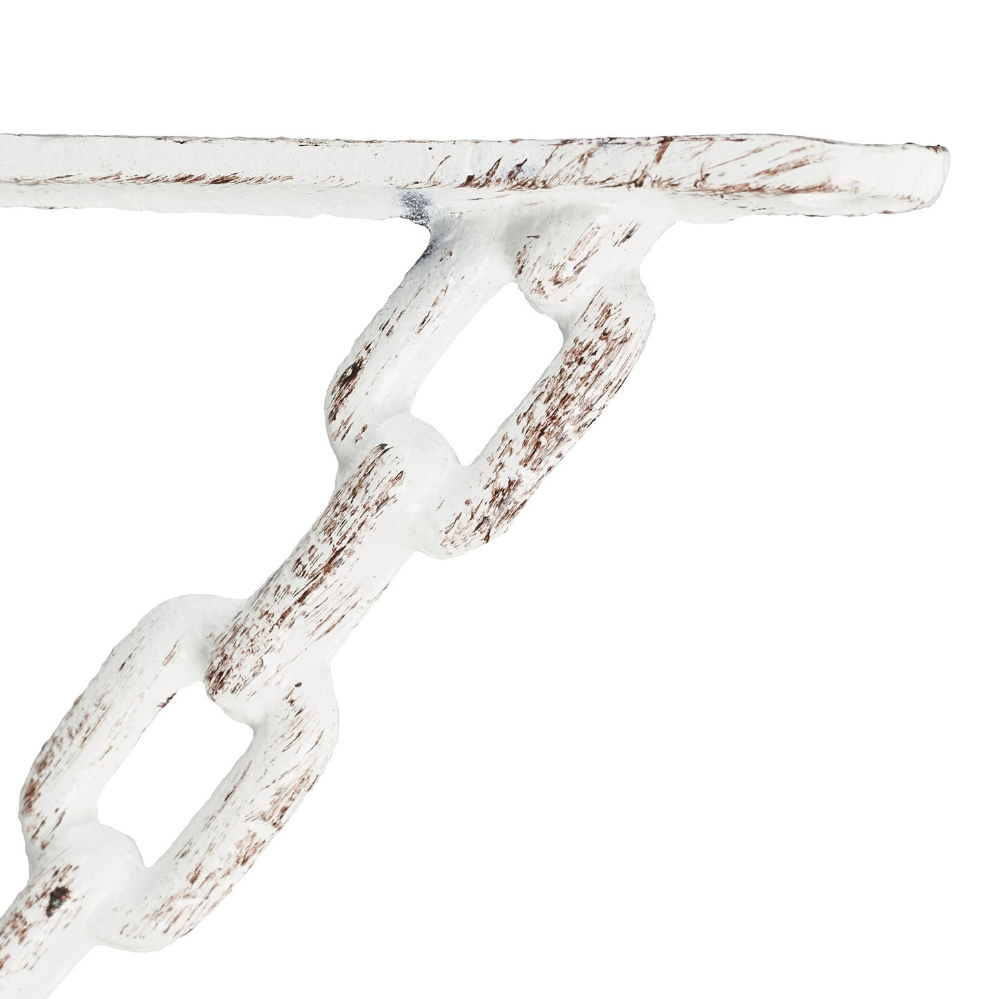2x shelf bracket in cast iron with chain