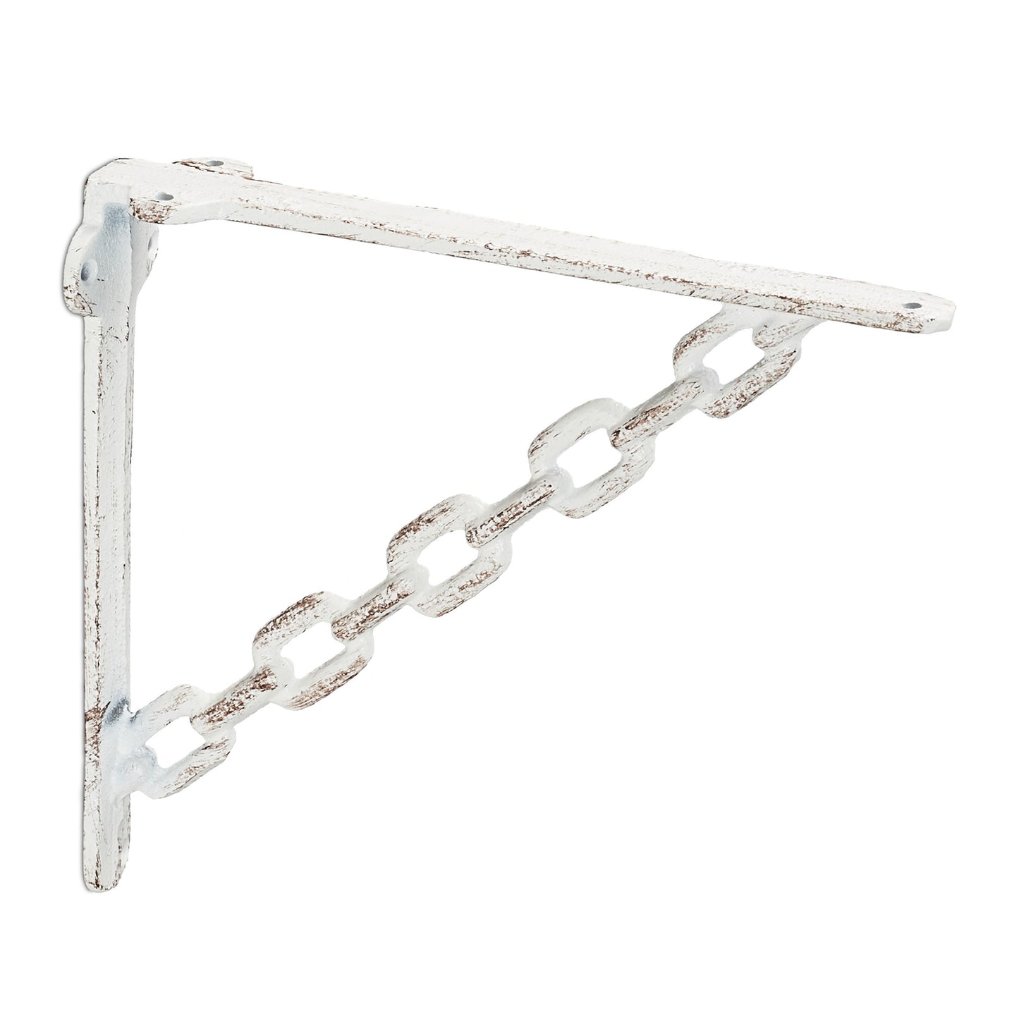 2x shelf bracket in cast iron with chain