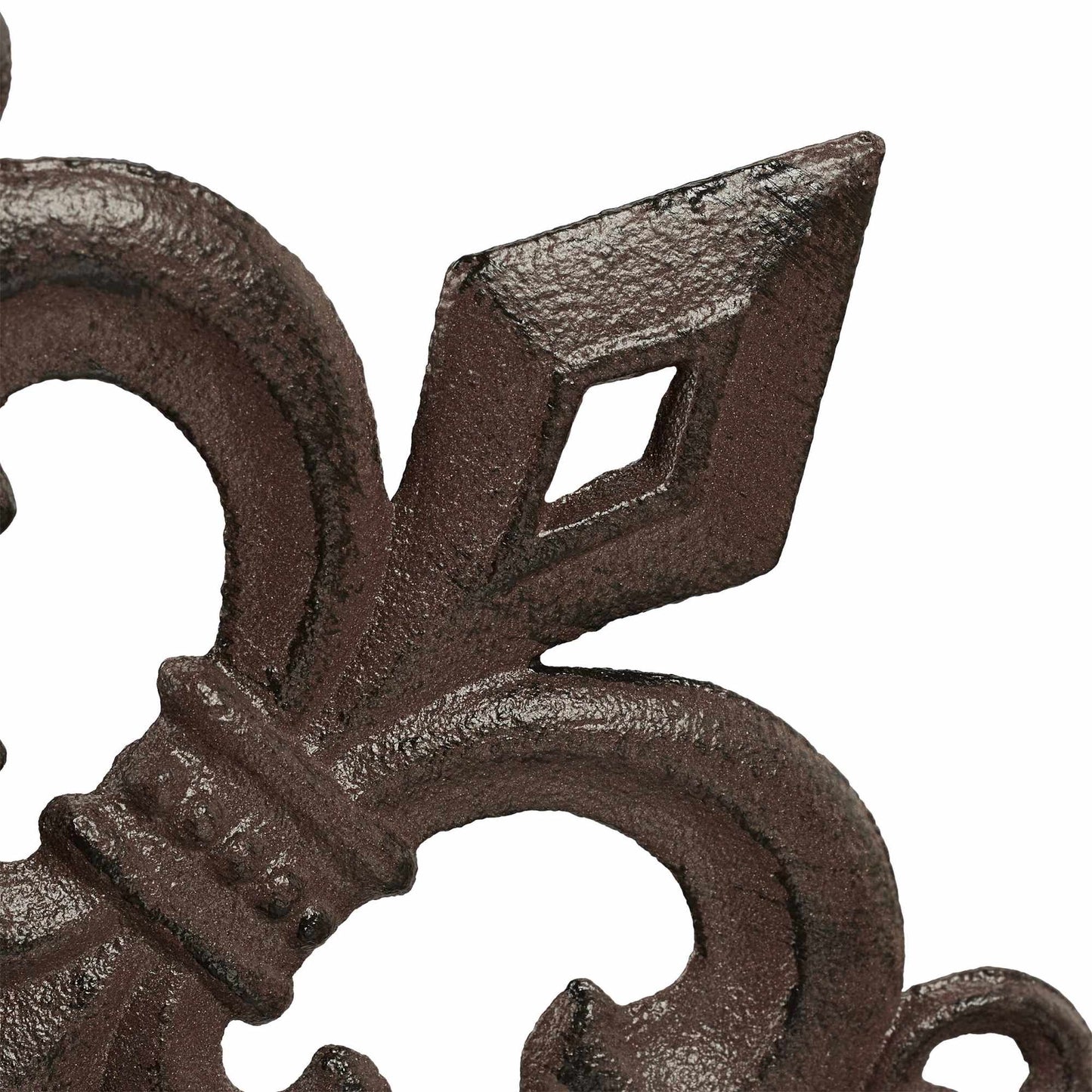 2x shelf bracket with French lily cast iron