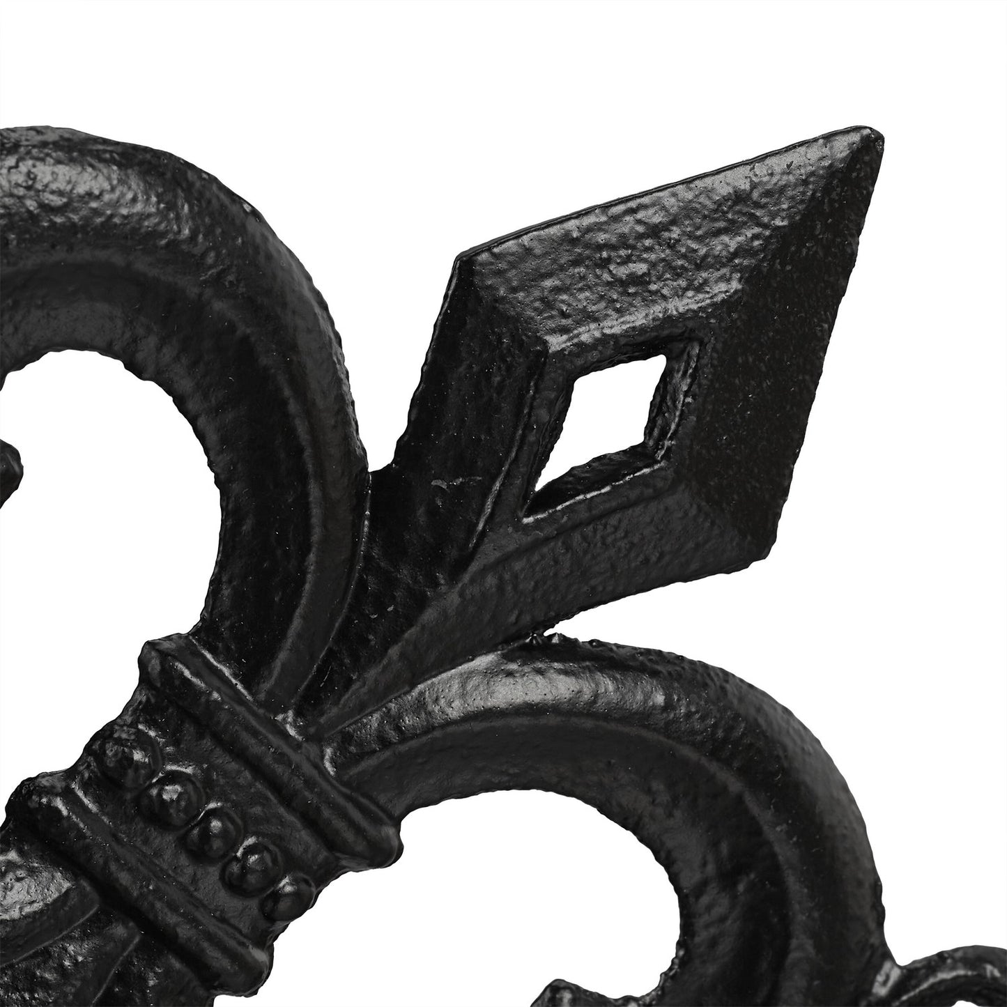 2x shelf bracket with French lily cast iron