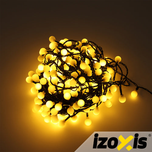 300 LED Christmas Lights, Warm White, 30m, 8 Modes