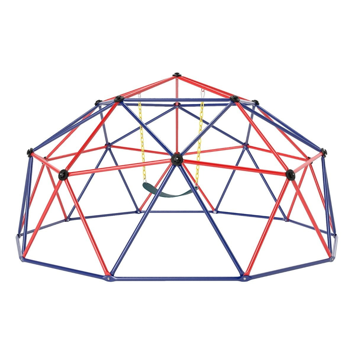 305cm Climbing Dome with Swing, 363kg Capacity, Red