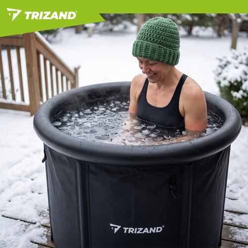 320L Foldable Ice Bath Tub with Accessories