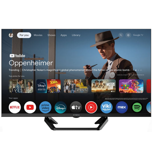 32"" Google TV with HDR10, 12V Power, Portable Use