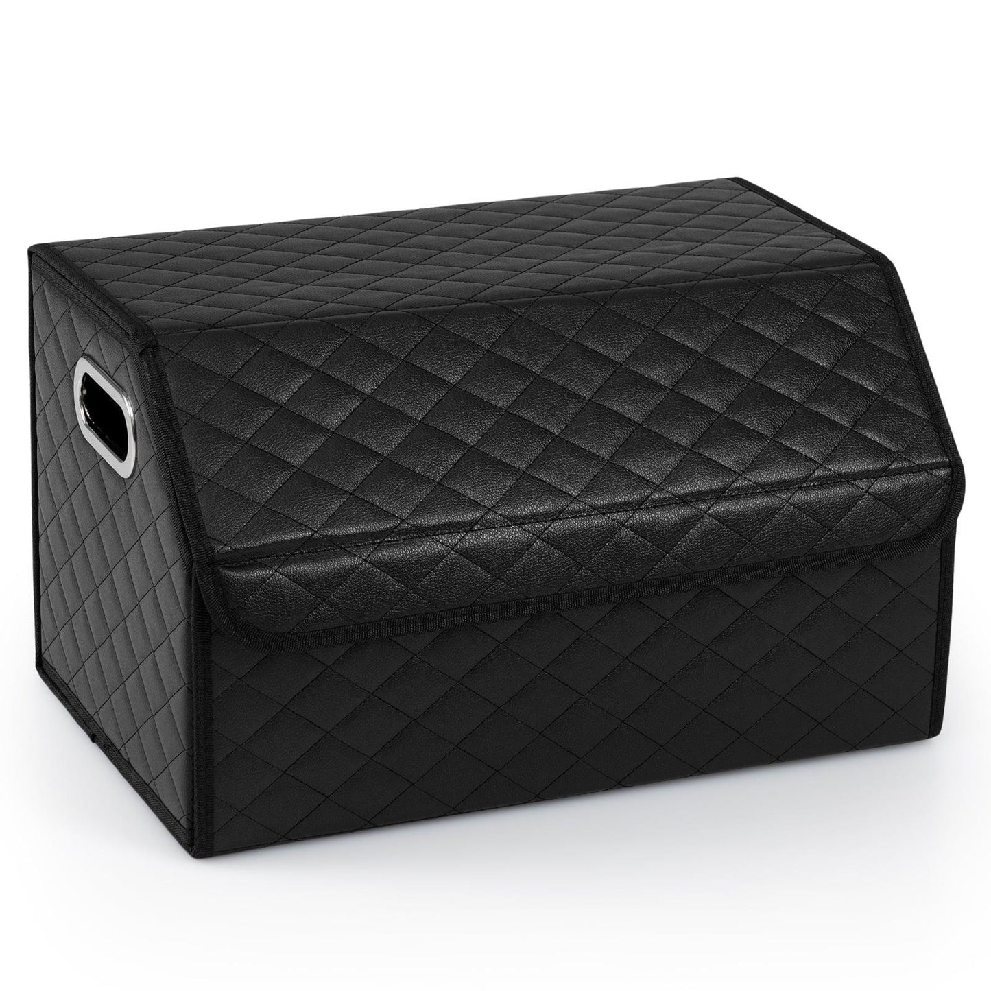 35L Foldable Car Trunk Organizer with Lid & Divider
