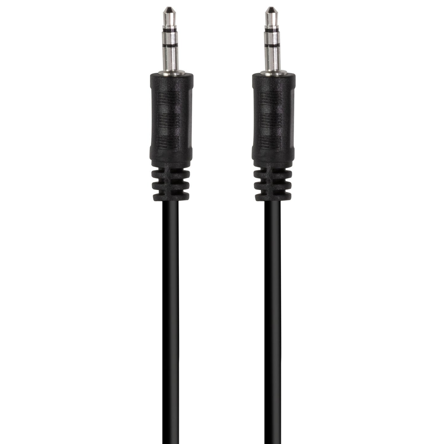 3.5mm Male to Male Stereo Audio Cable, 0.2m, Black