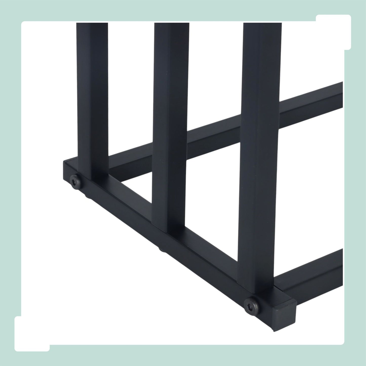 3-Bar Metal Towel Stand – Freestanding Bath Rack