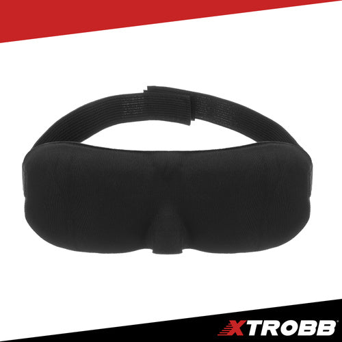 3D Memory Foam Travel Pillow with Earplugs, Neck Support