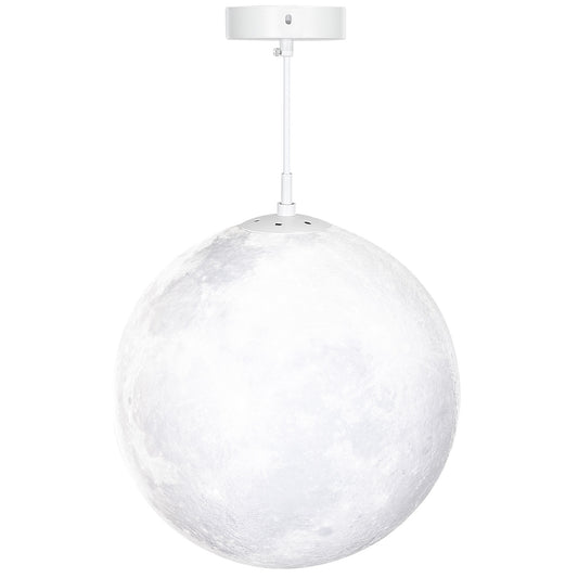 3D Moon Pendant Light with color change and app control