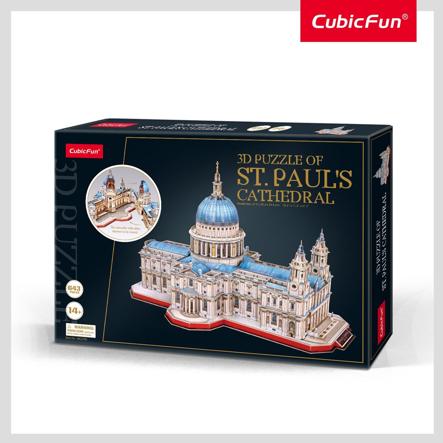 3D Puzzle of St. Paul's Cathedral, Fun and Engaging Activity