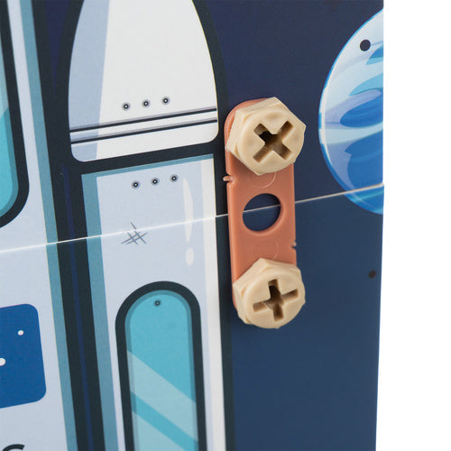 3D Space Building Blocks Set, 161 Pieces, Electric Screwdriver