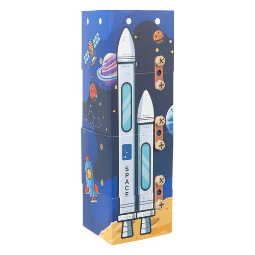 3D Space Building Blocks Set, 161 Pieces, Electric Screwdriver
