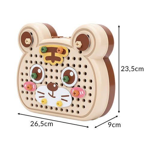 3D Space Building Blocks Set, 161 Pieces, Electric Screwdriver