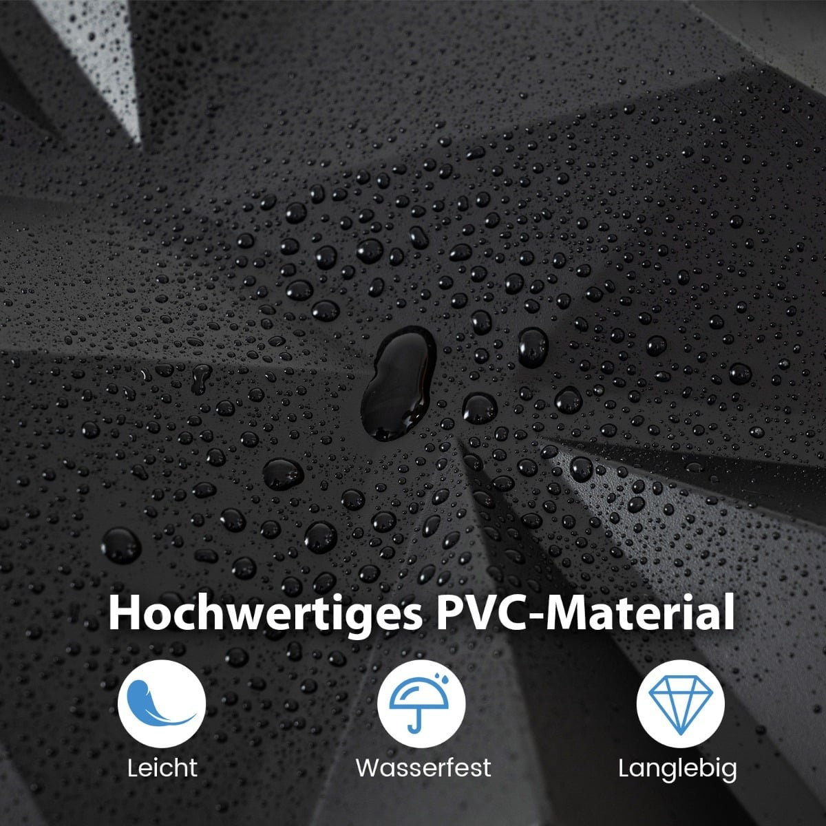 3D Wall Panels, Black Diamond Pattern, 100 Pack, 9m² Coverage