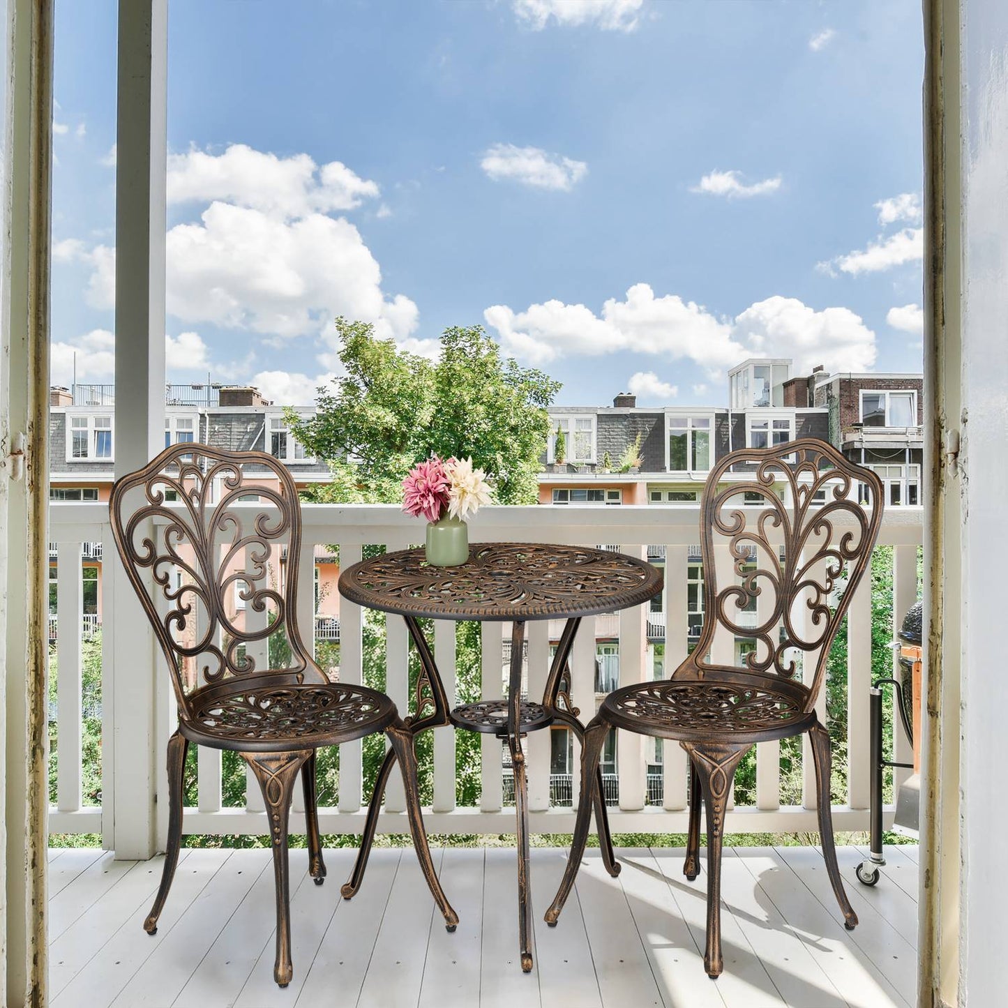 3-Piece Antique Design Garden Bistro Set
