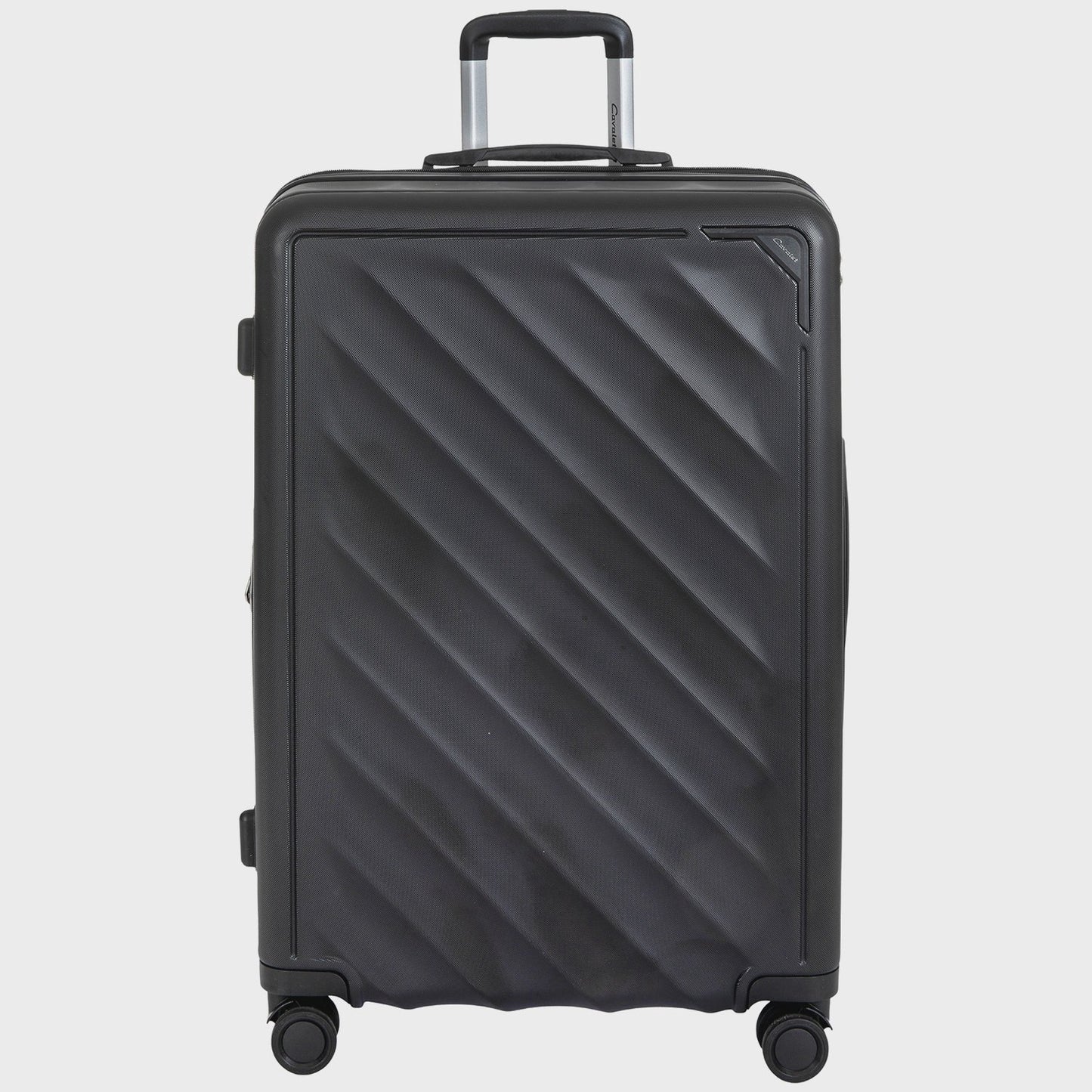 3-Piece Black Luggage Set – Cabin, Medium, Large