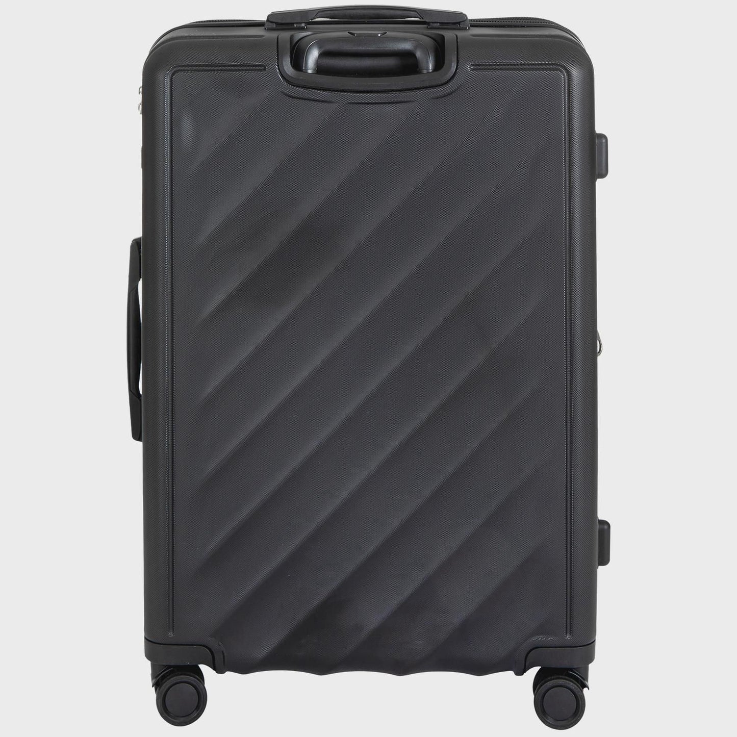 3-Piece Black Luggage Set – Cabin, Medium, Large