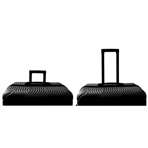 3-Piece Black Suitcase Set – Lightweight, Durable