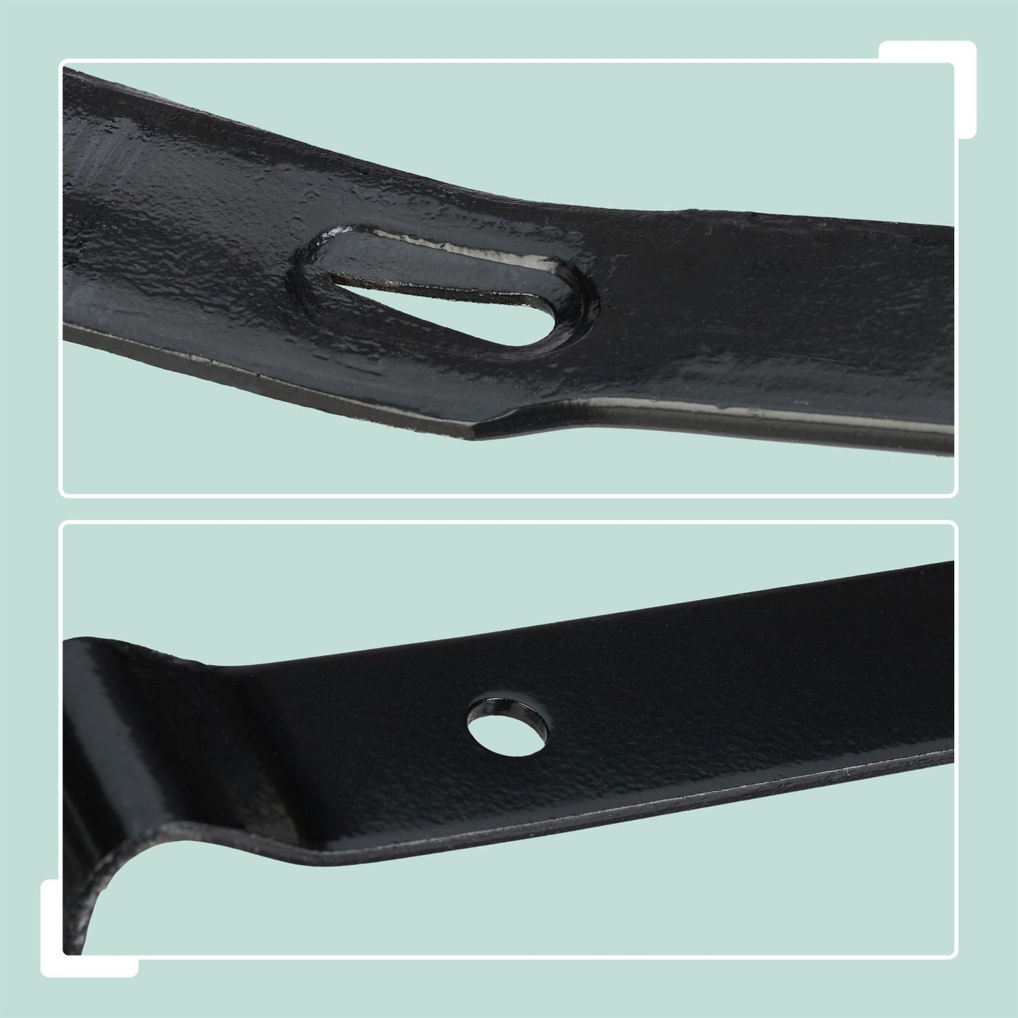 3-Piece Crowbar Set – Hardened Steel, Nail Pulling