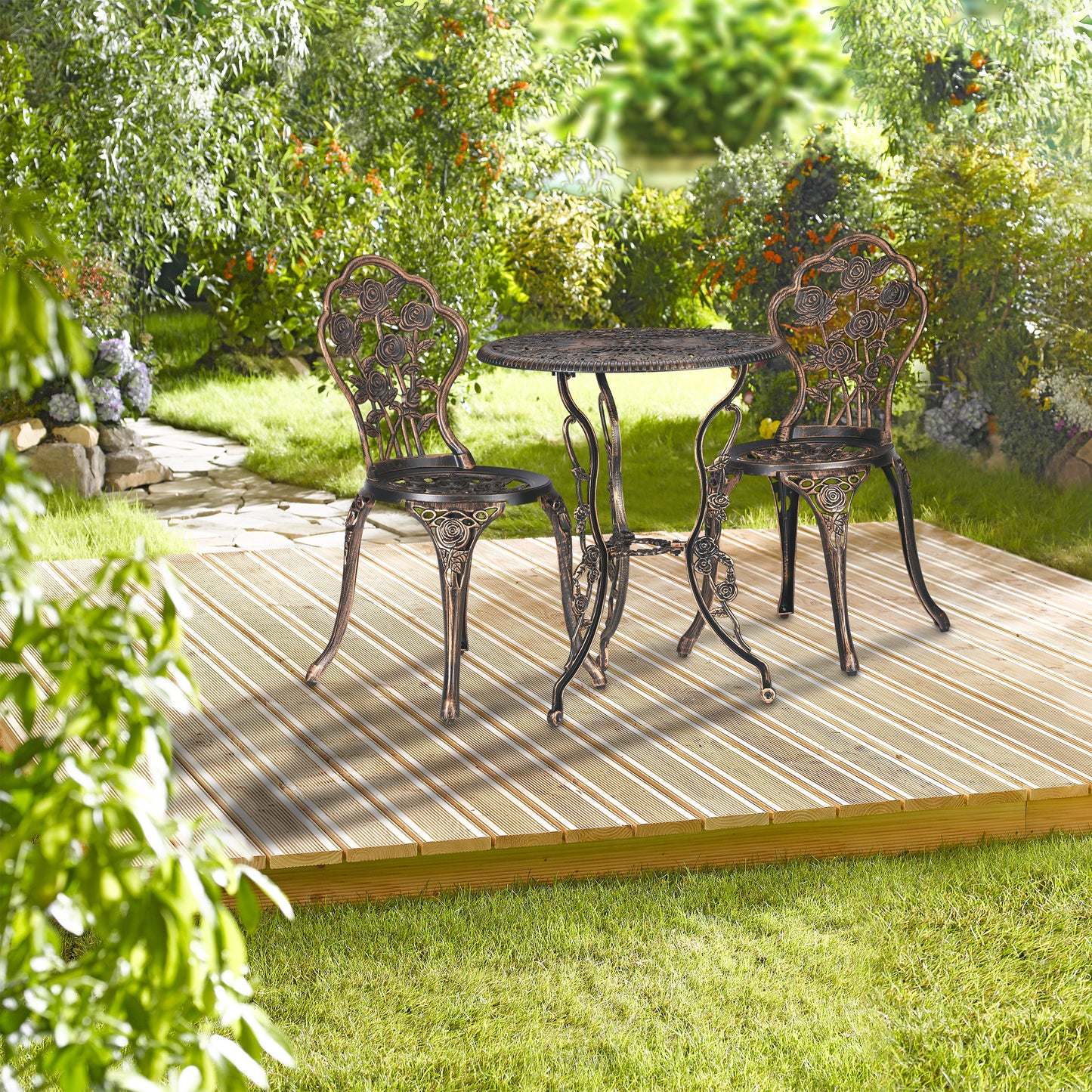 3-piece garden furniture set