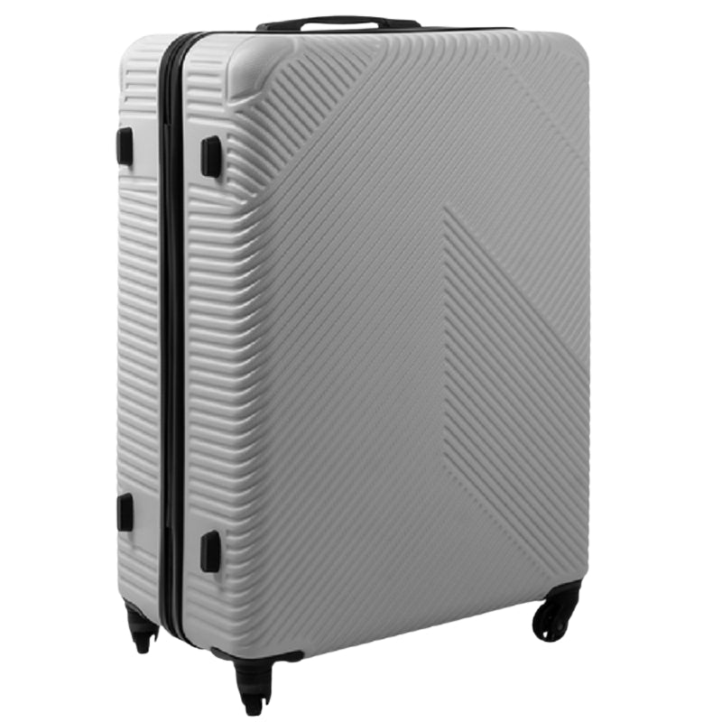 3-Piece Gray Suitcase Set – Lightweight, Durable