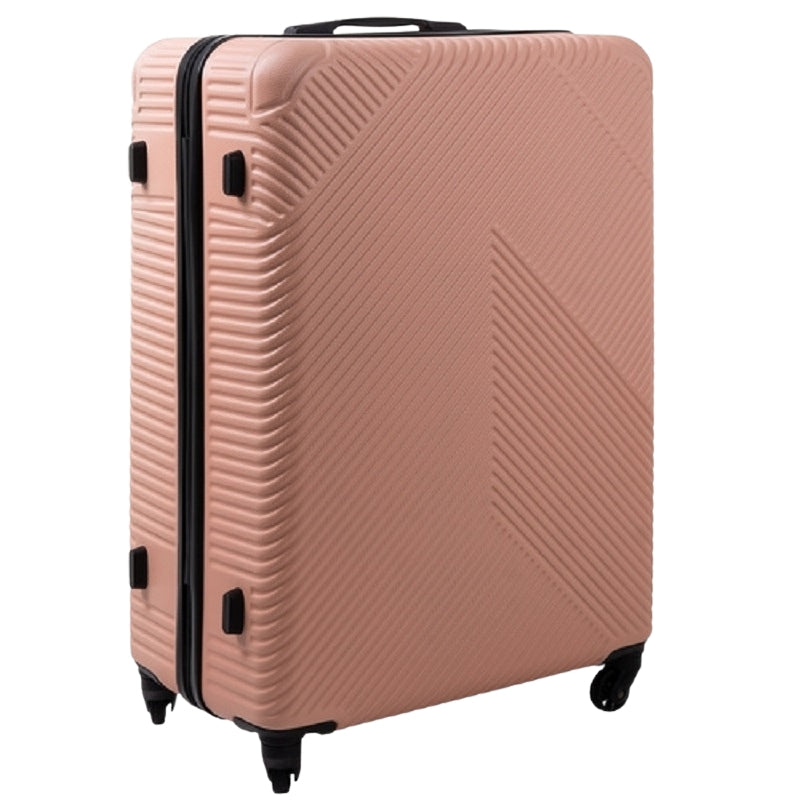 3-Piece Pink Suitcase Set – Lightweight, Durable
