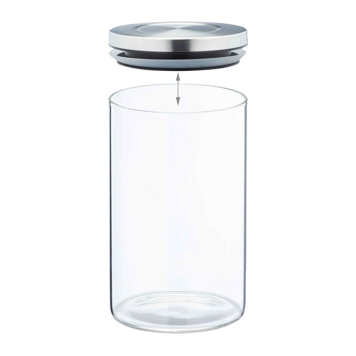 3 Storage jars 800 ml