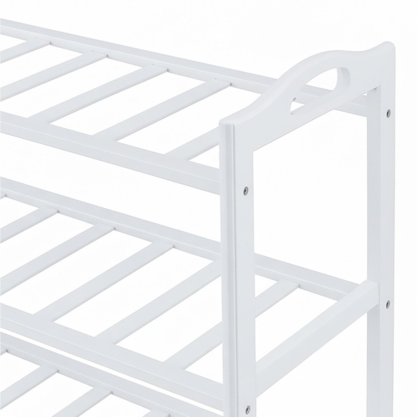 3-Tier Bamboo Shoe Rack for 9 Pairs