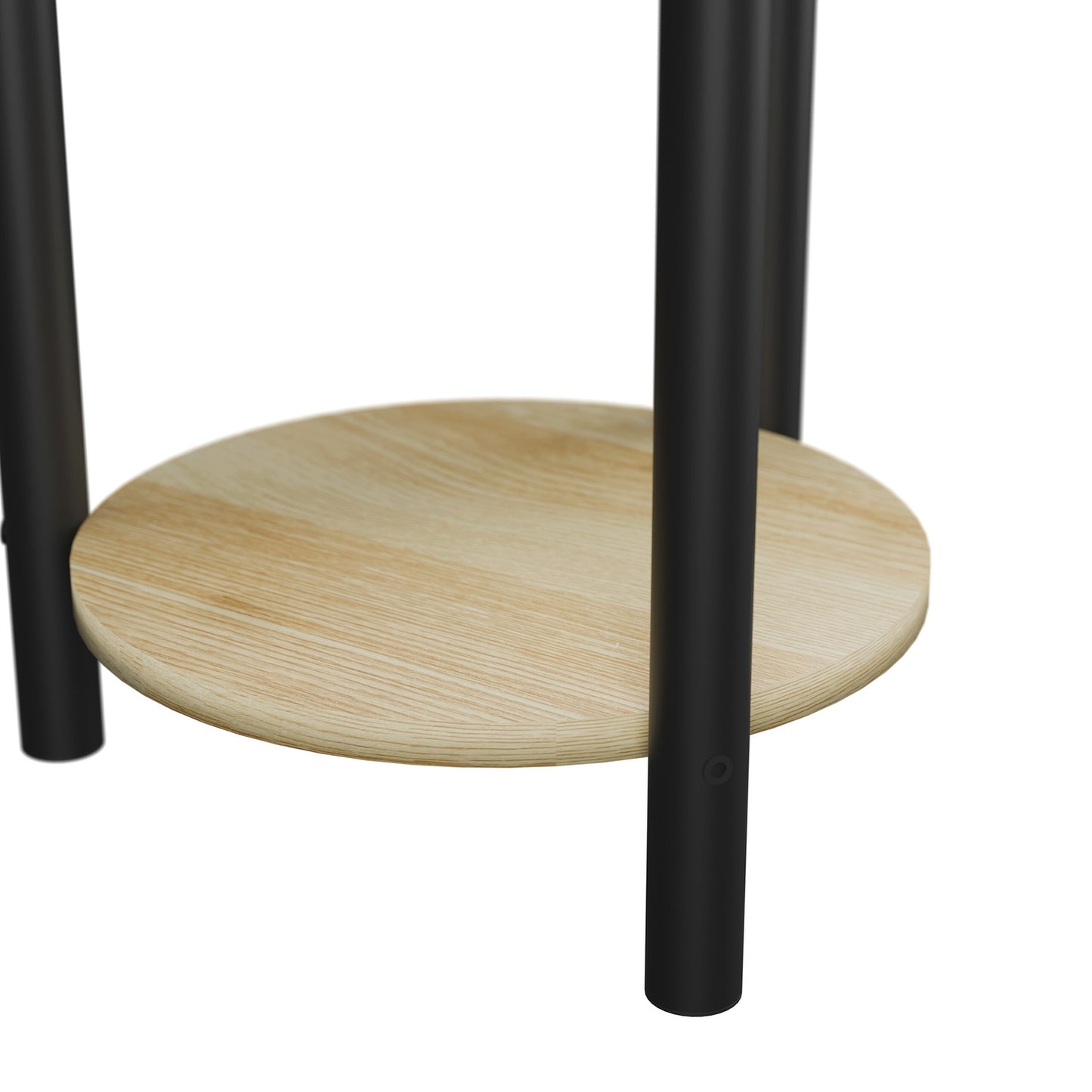 3-Tier Round Metal Plant Stand for Indoor Use