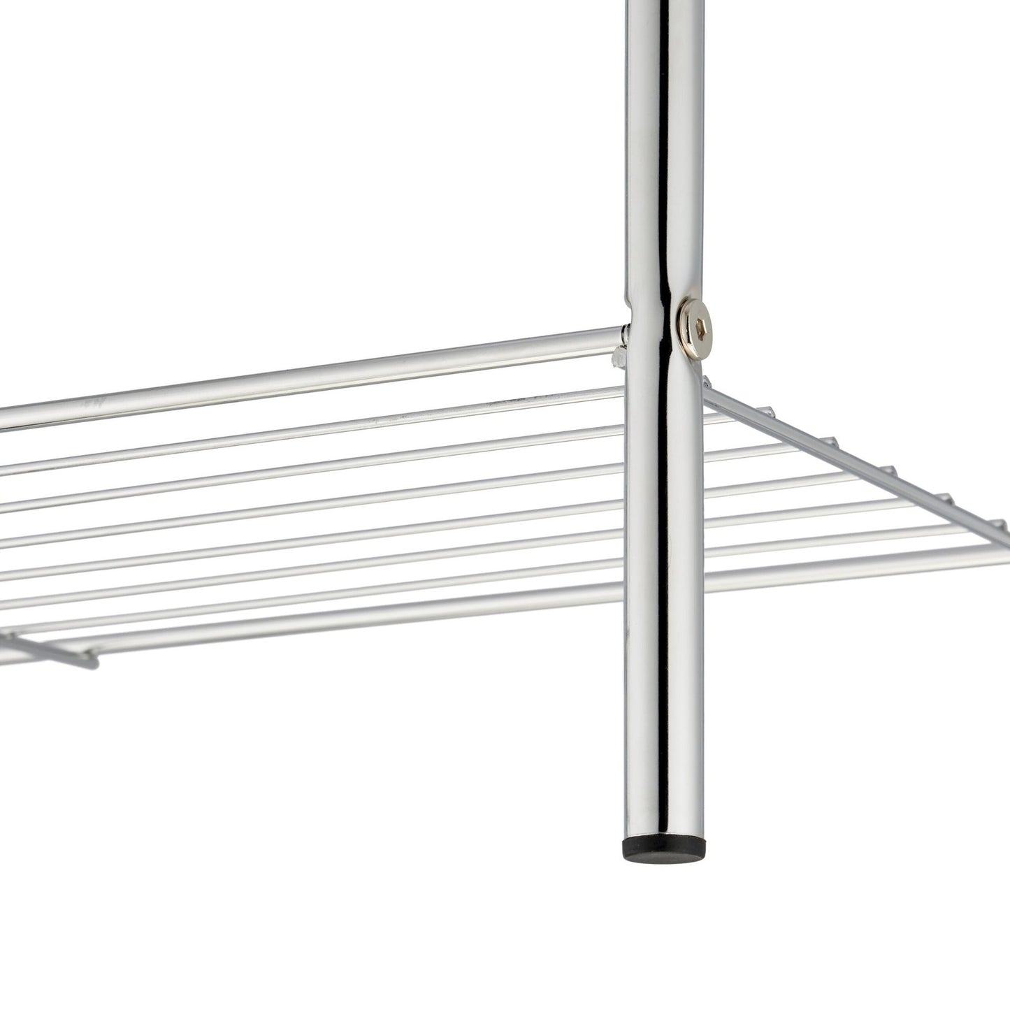 3-armed towel rail with shelf