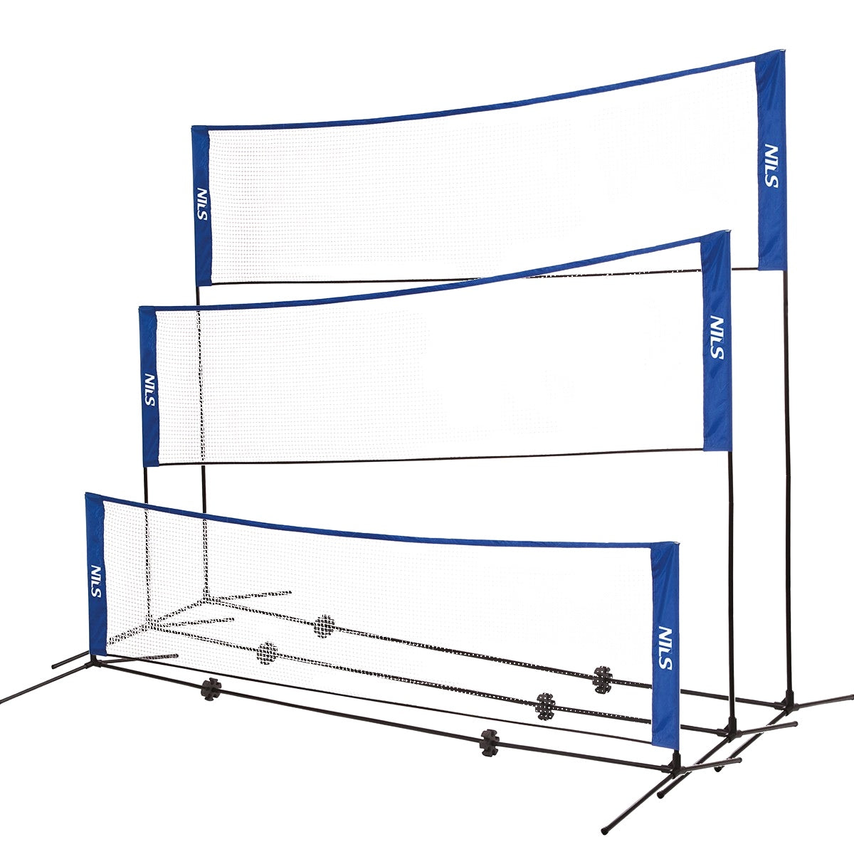 3-in-1 Badminton, Tennis, Volleyball Net Set