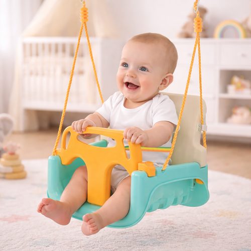 3-in-1 Children's Swing, Adjustable Ropes, 30 kg Capacity